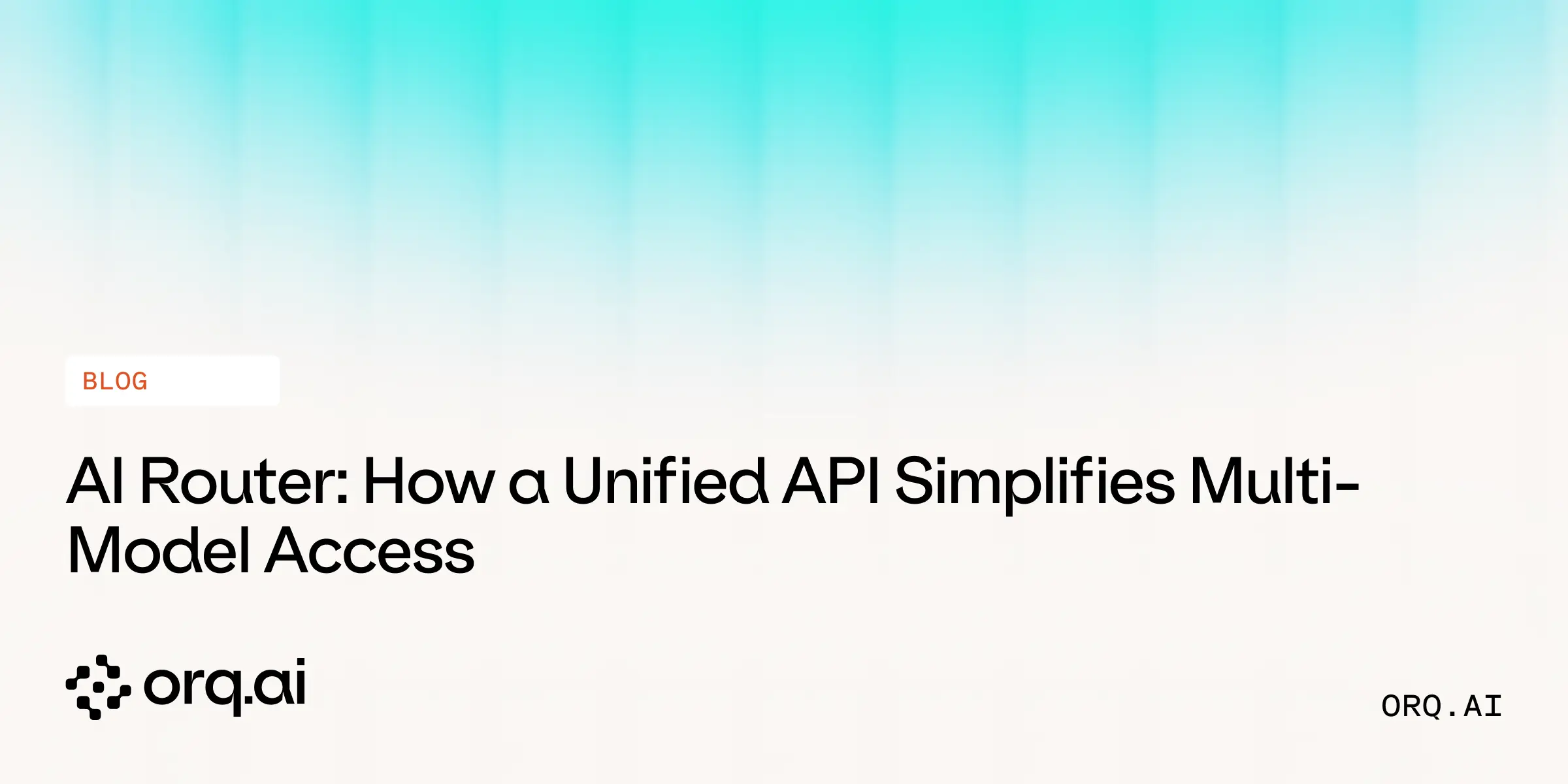 AI Router: How a Unified API Simplifies Multi-Model Access