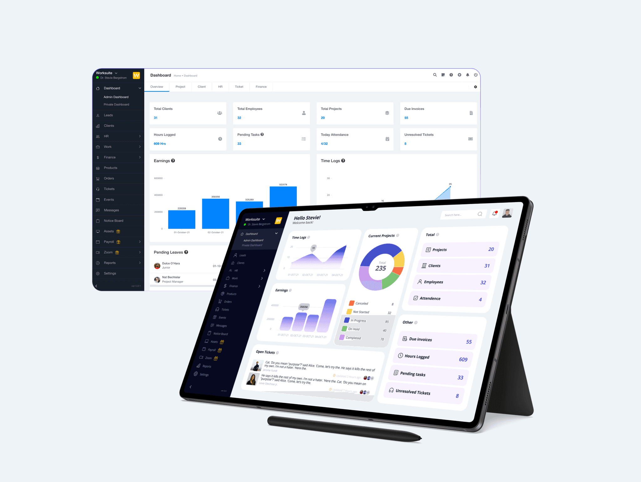 saas dashboard redesign