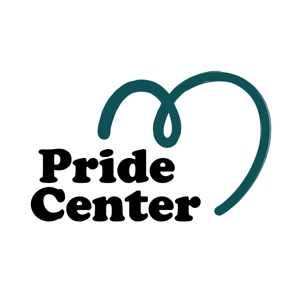 A black and white image of a handrawn logo