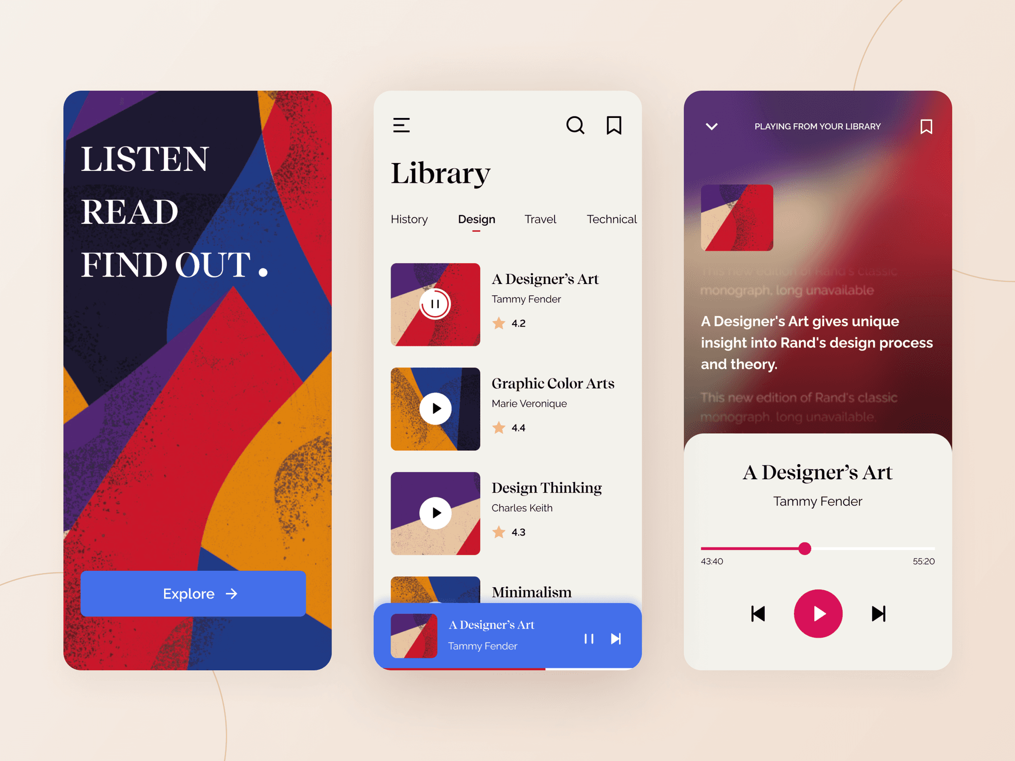 Audio Books Concept