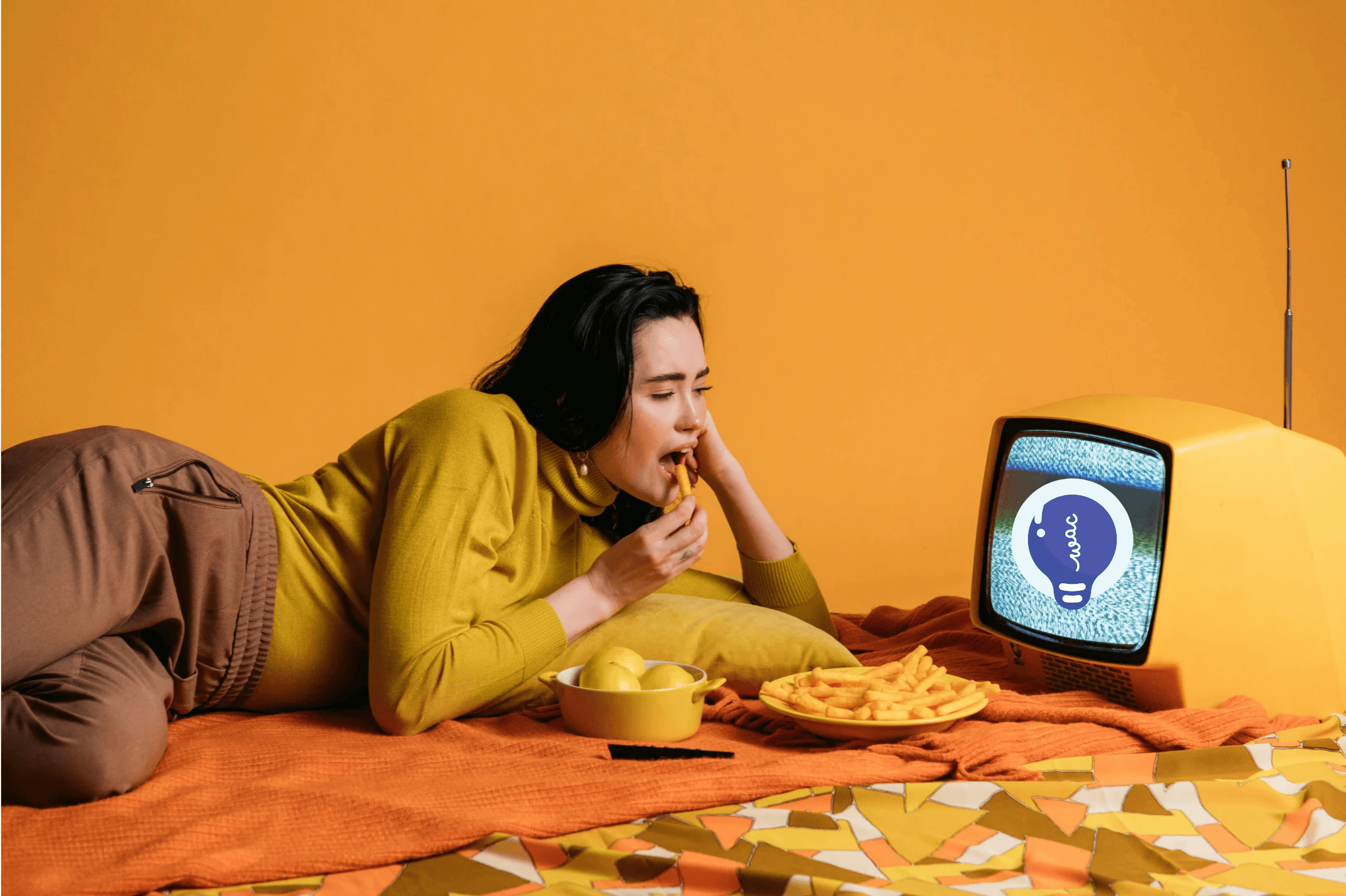 Woman Watching TV