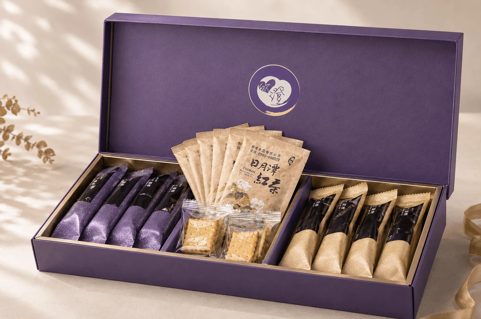 欣澄食品手工蛋捲禮盒照片。