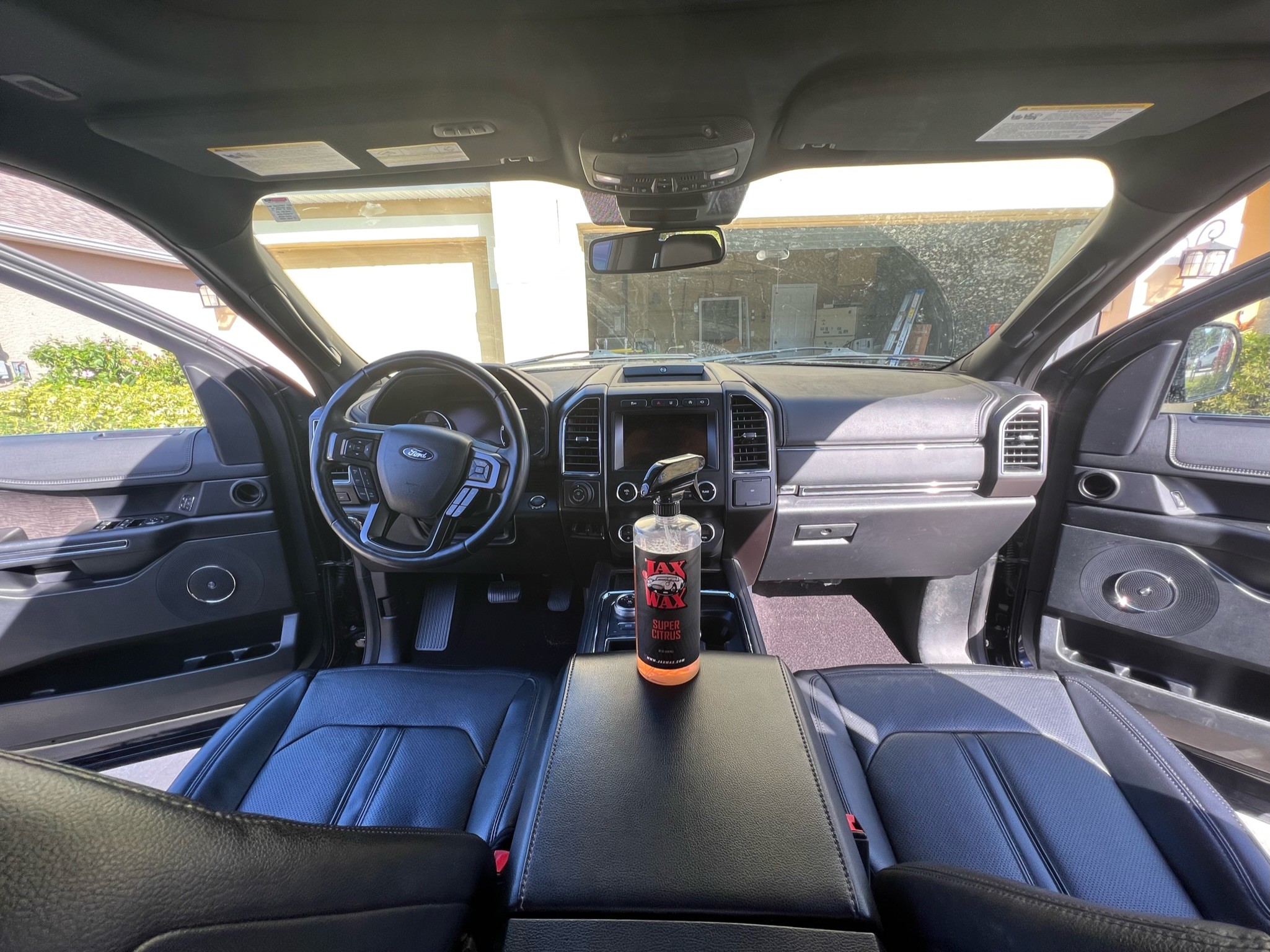 Interior detail done on a large suv showing off our chemicals from jax wax