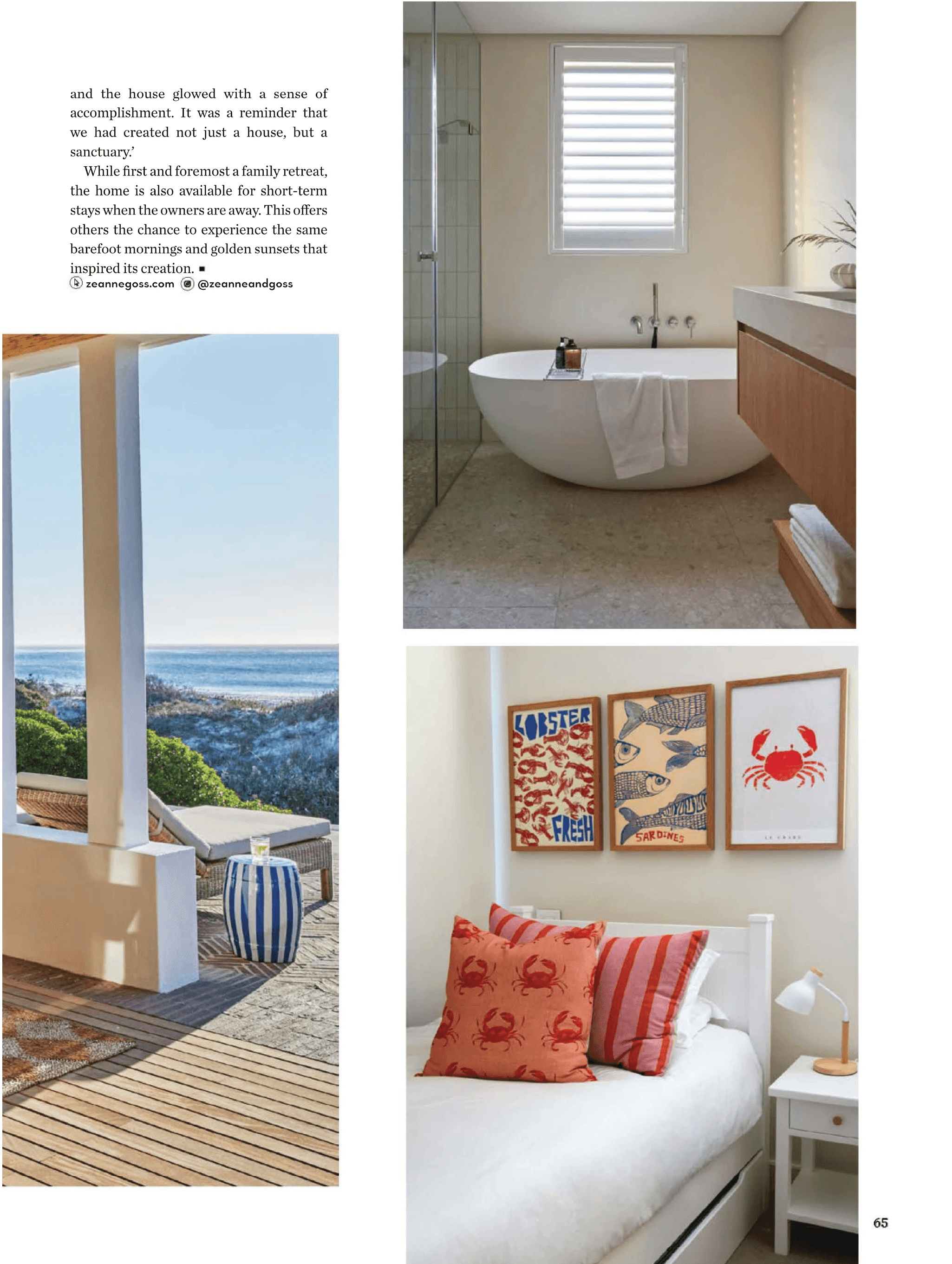 Pelican House Feature inConde Nast House & Garden - Nov 2025