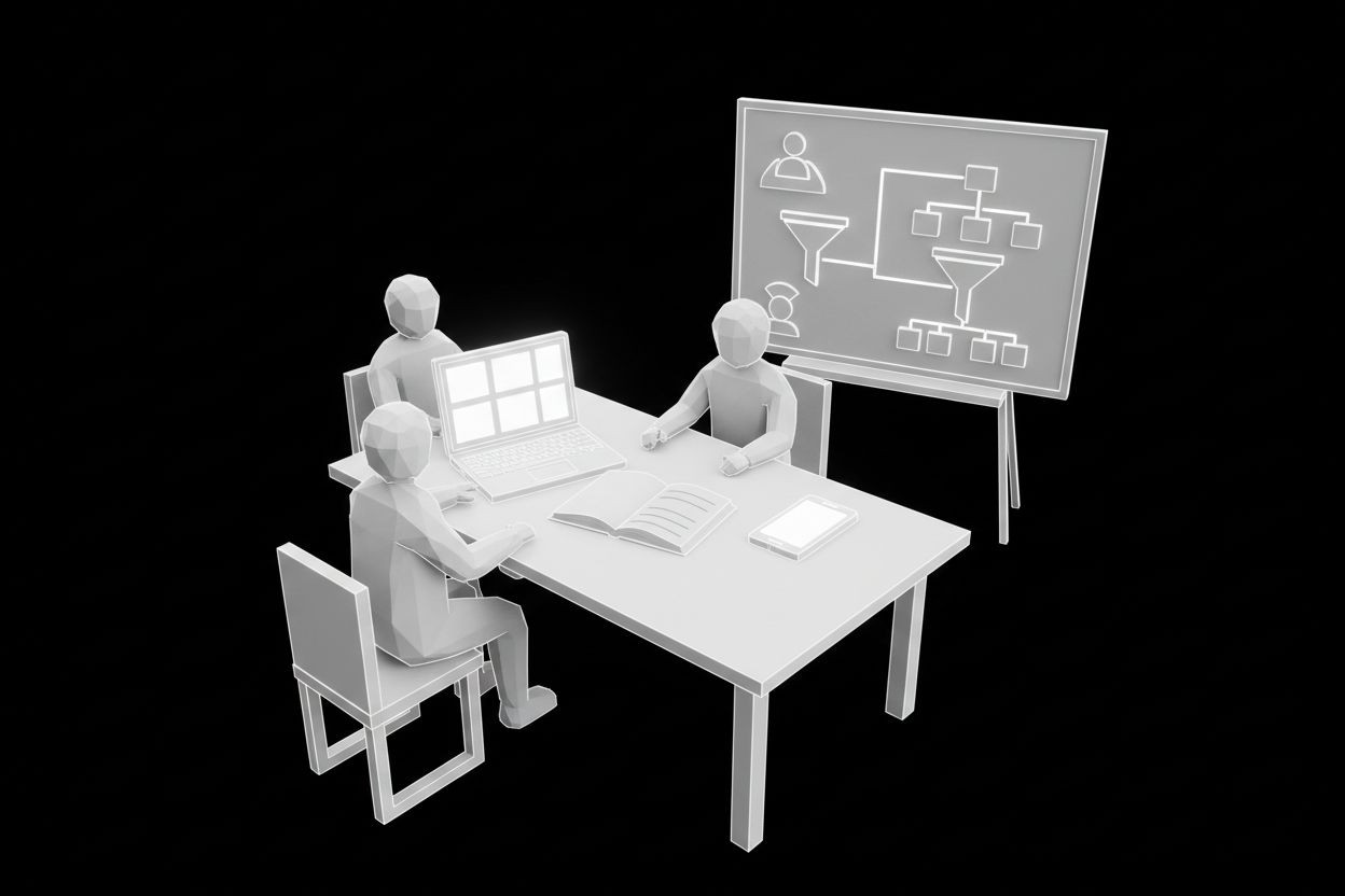 Marketing team planning content