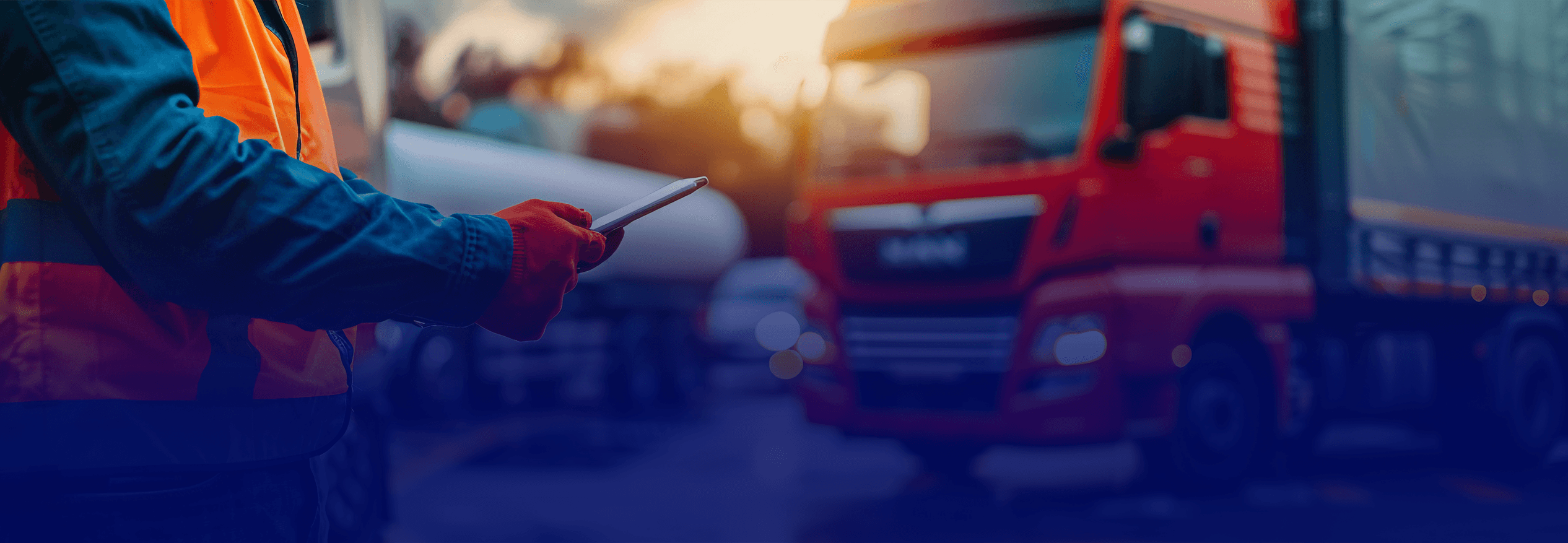 Blue chemical Solution beaker