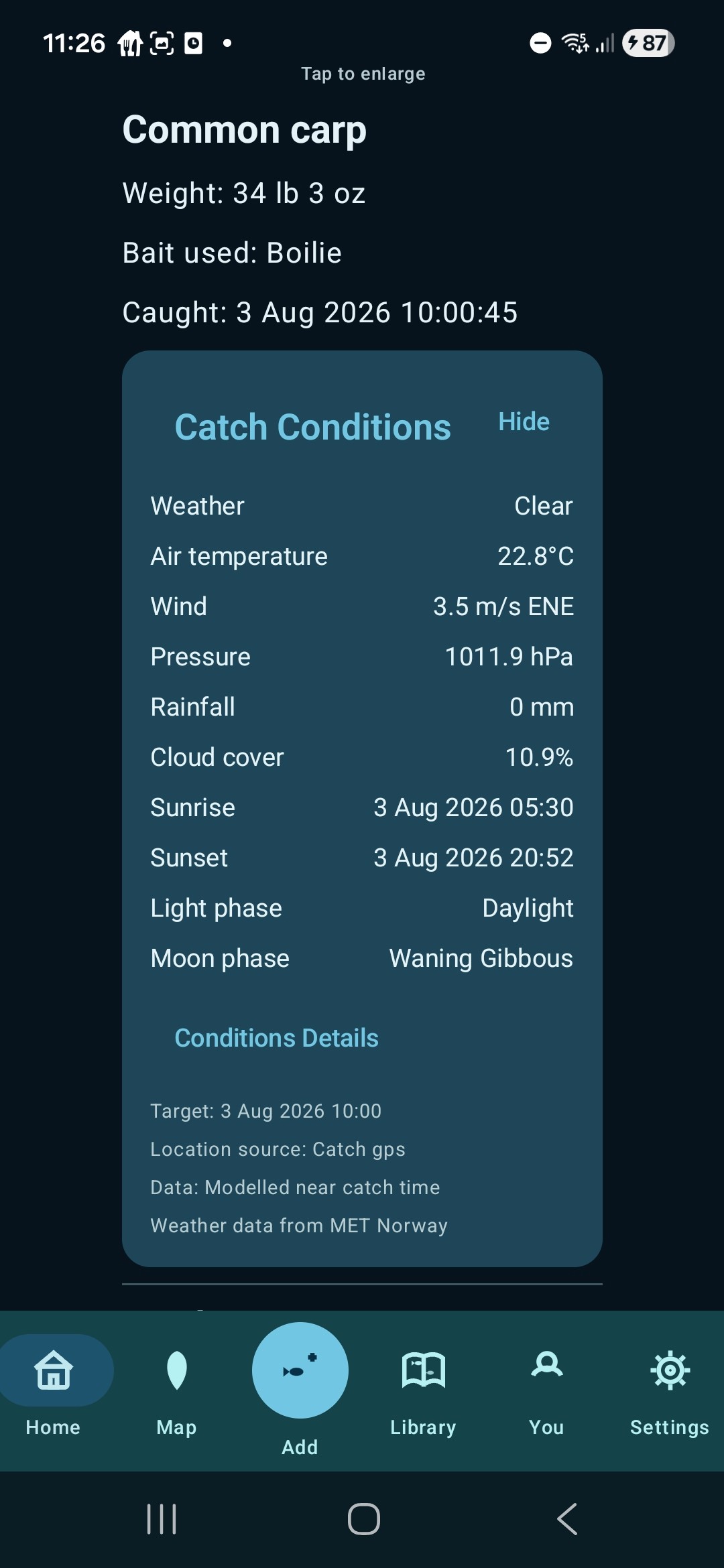 Offline Catch Conditions