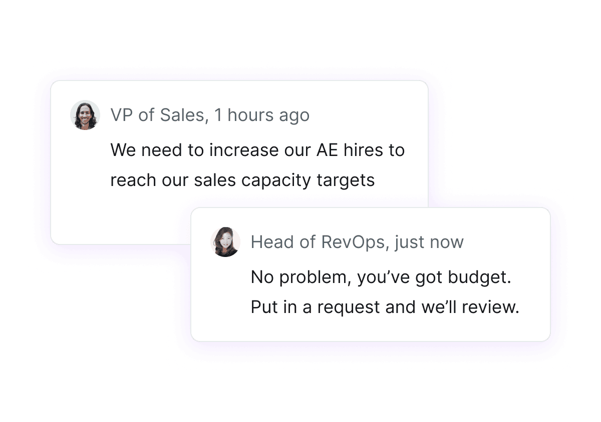 Dashboard showing the planning capabilities of Abacum