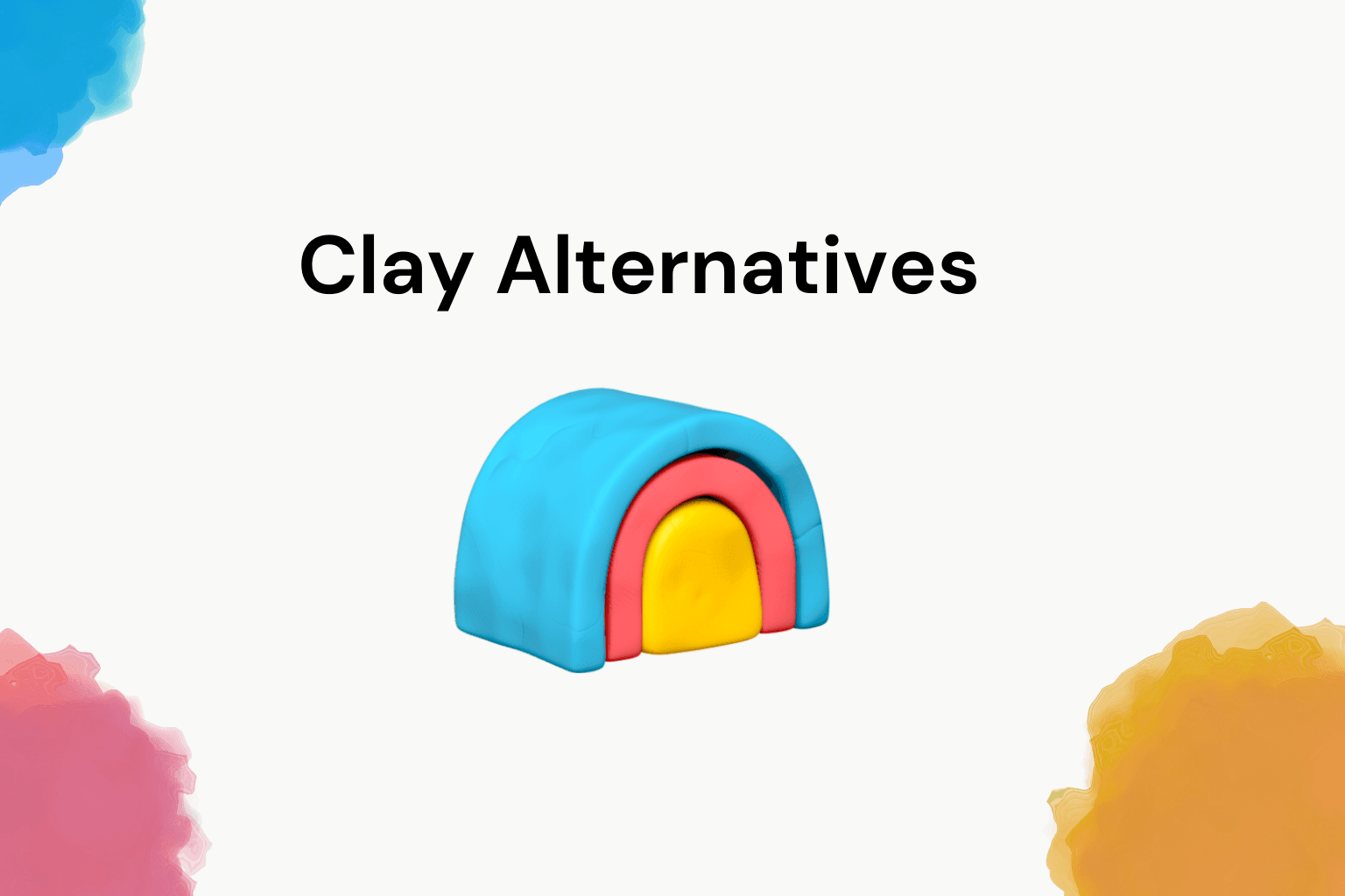 clay alternatives