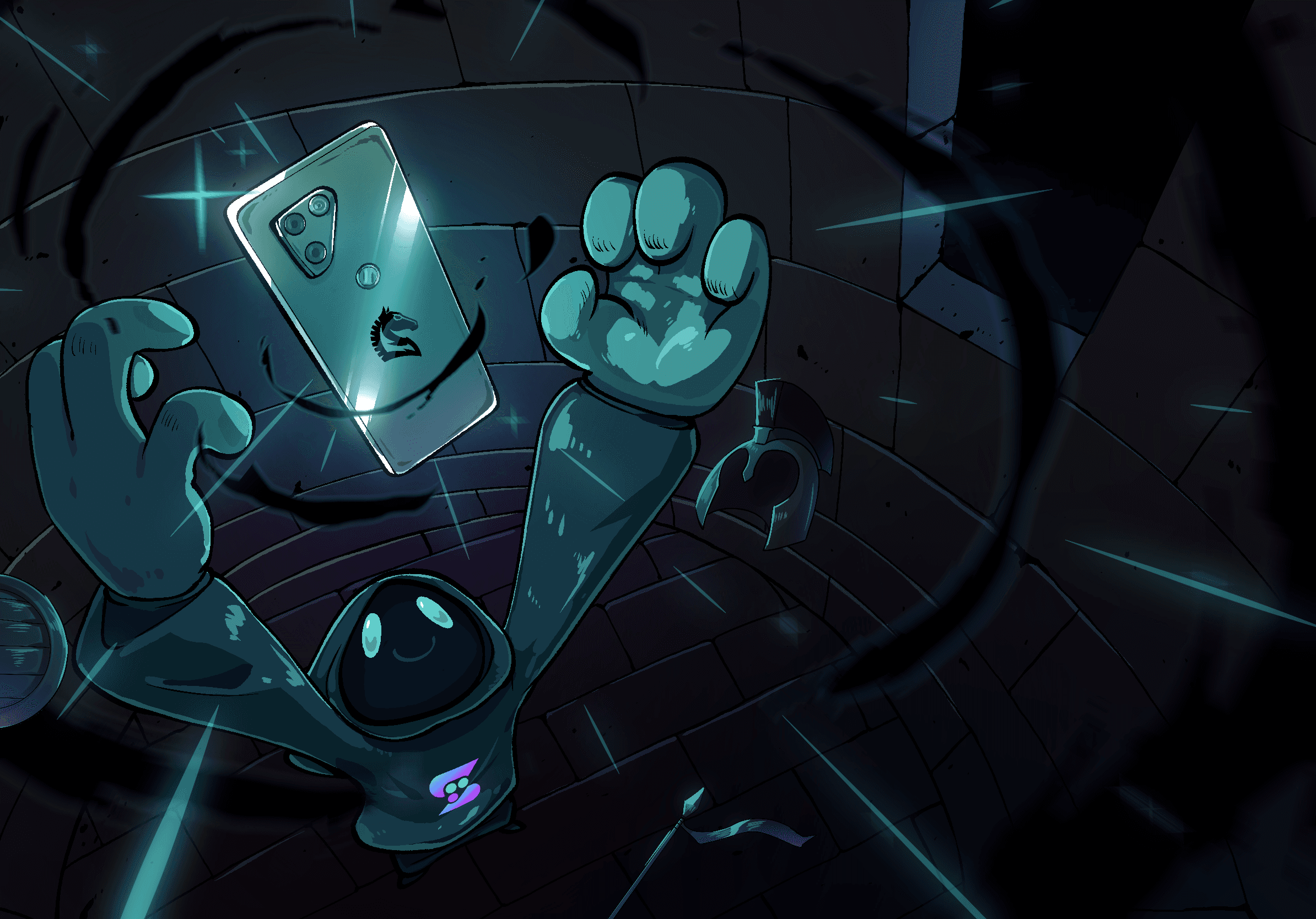 Saga Mobile DAO Trojan branded PNL card