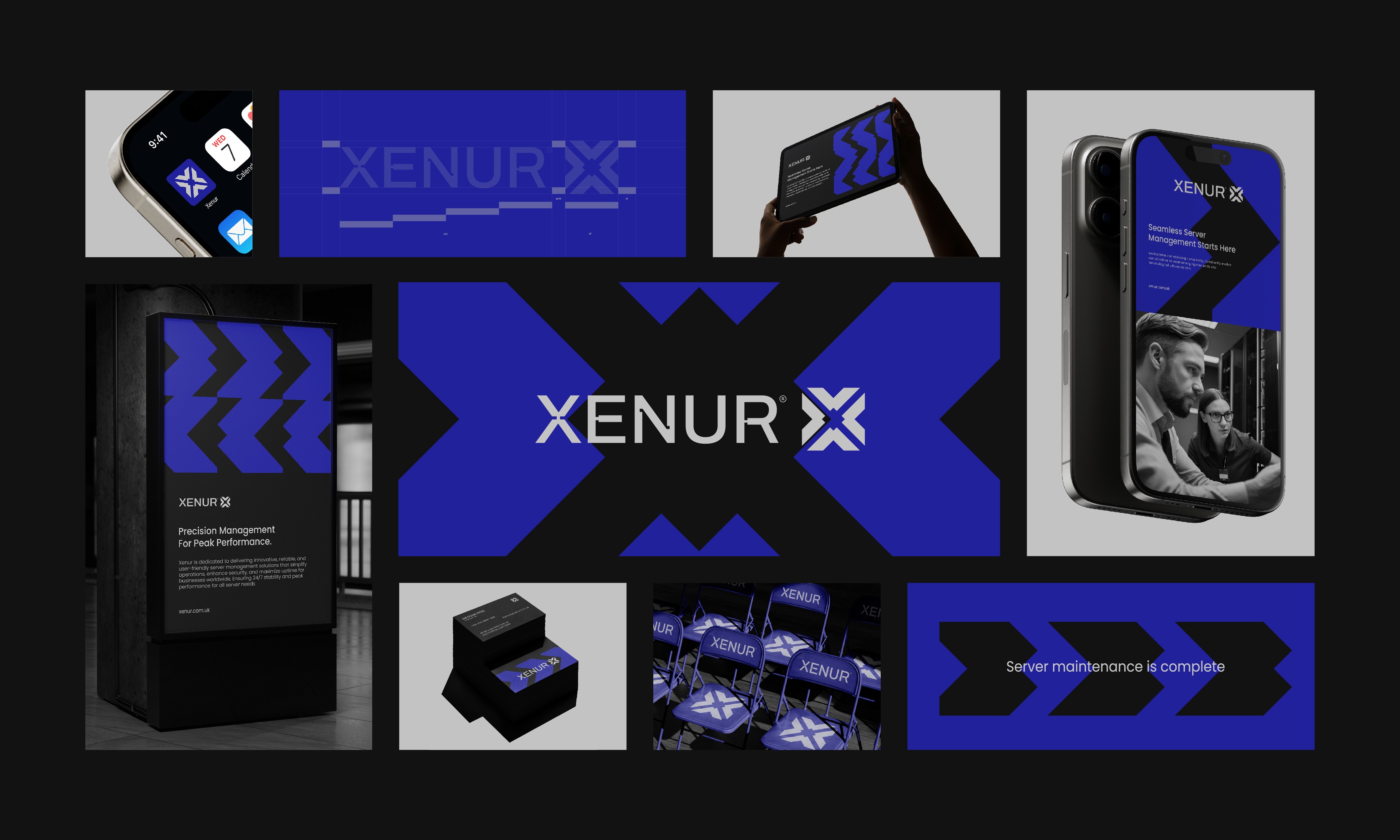 server management solution Brand identity