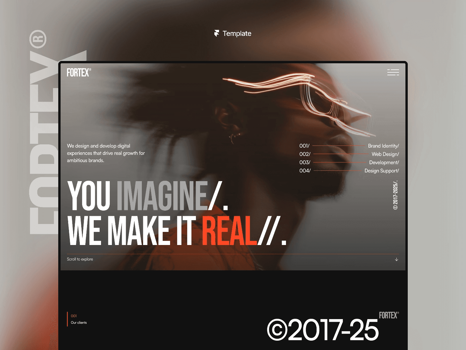 Fortex Premium Agency Framer Template