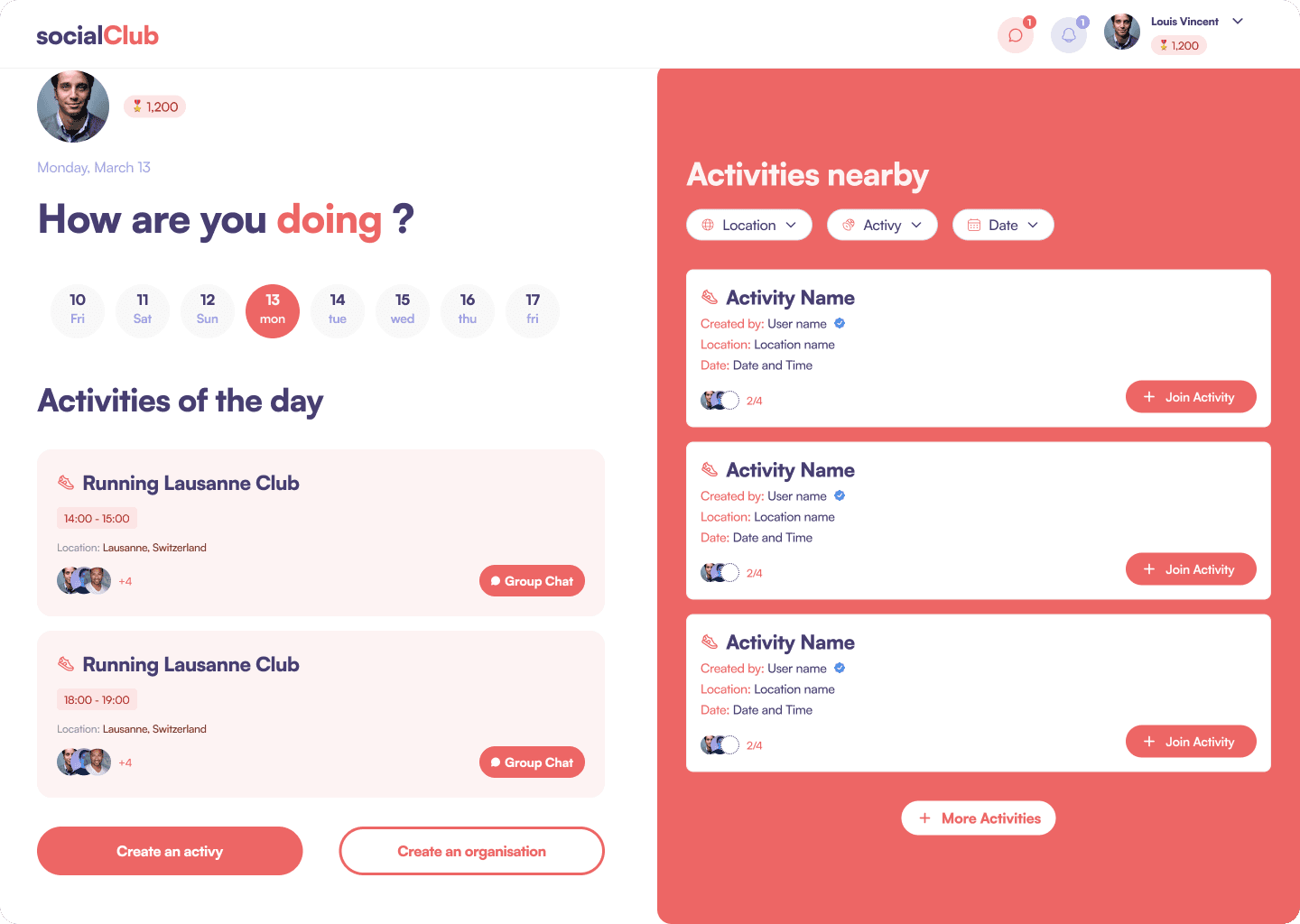 An image of Dreelio's dashboard