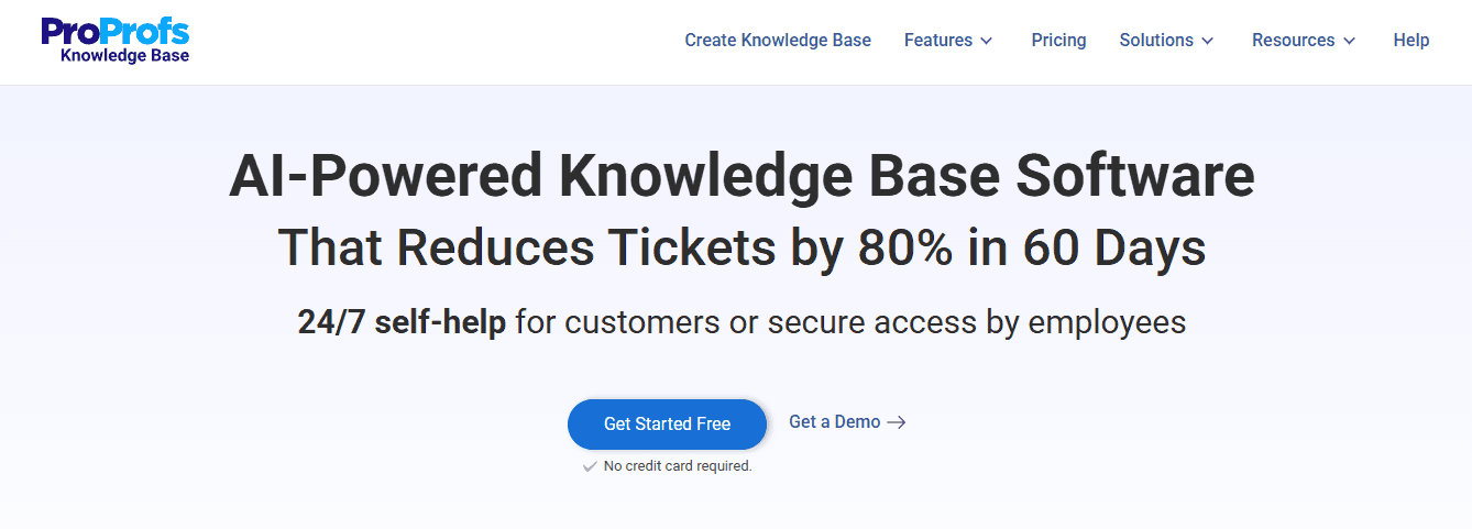 ProProfs Knowledge Base