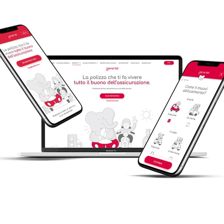 L'interfaccia finale. dal carattere semplice e ricca di illustrazioni