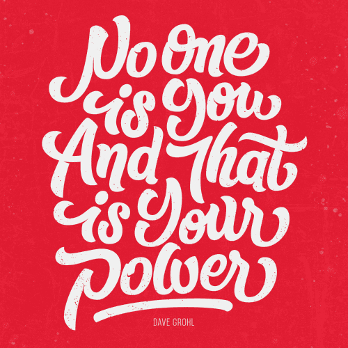  via https://eyeondesign.aiga.org/design-quote-dave-grohl-no-one-is-you/ 