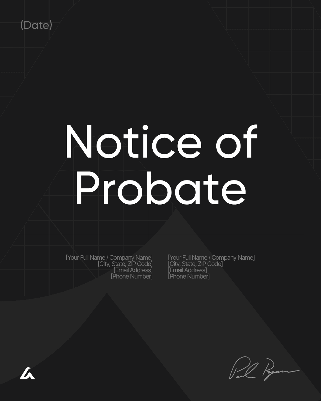 Notice of Probate