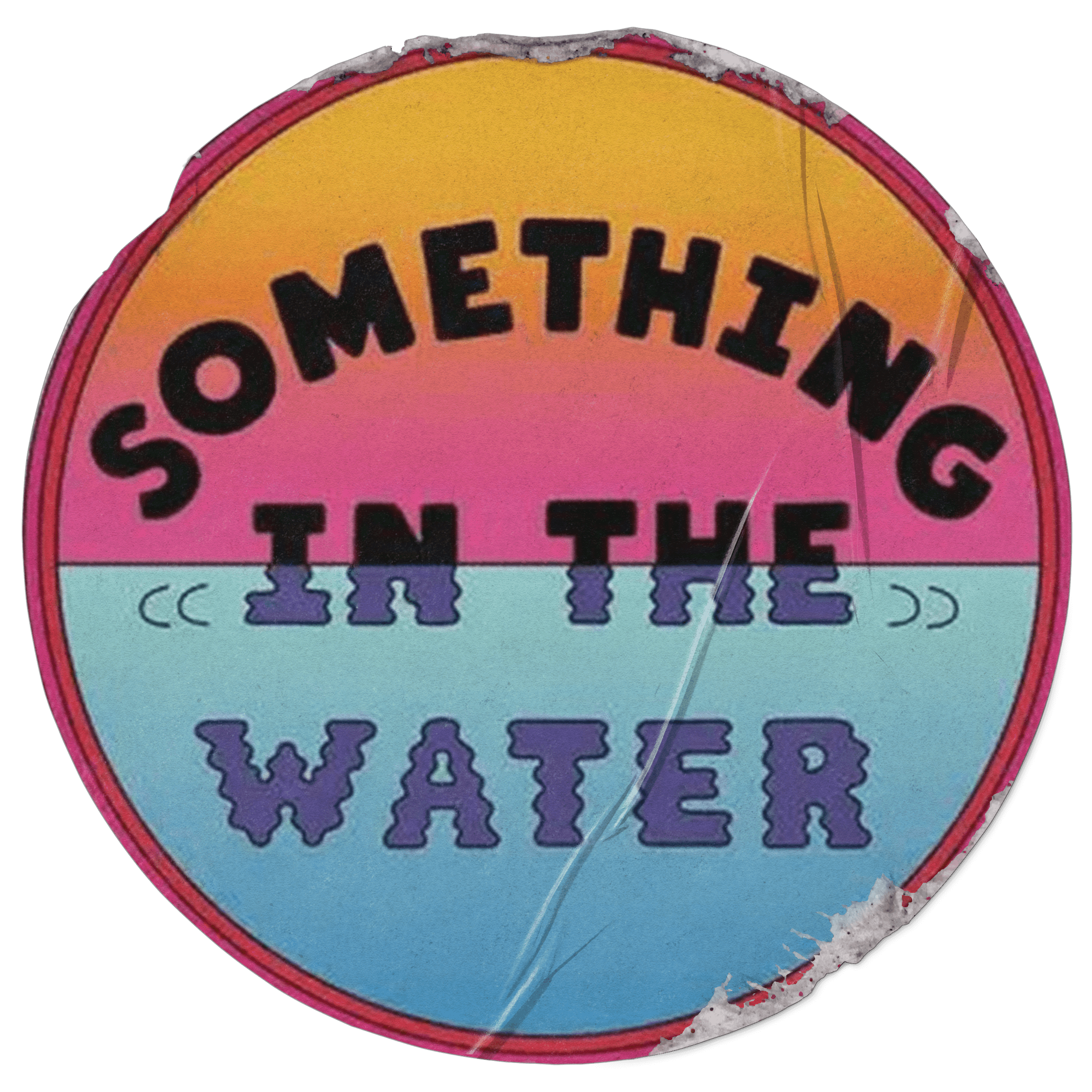 Colorful circular logo with the text "Something In The Water" prominently displayed.