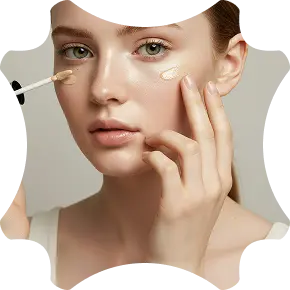 a model using a product