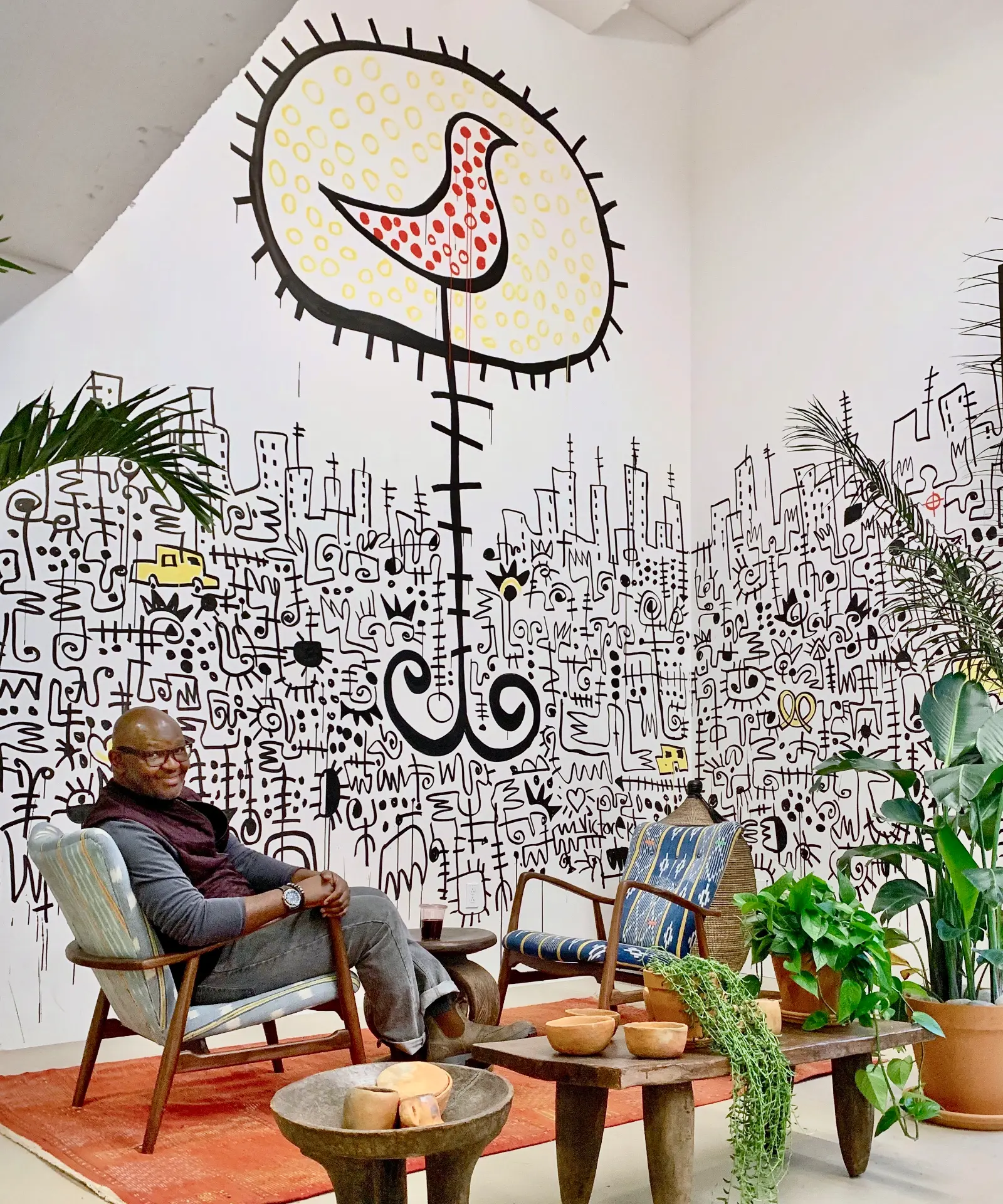 "Harlem Sunrise" , 2019. The Africa Center NYC