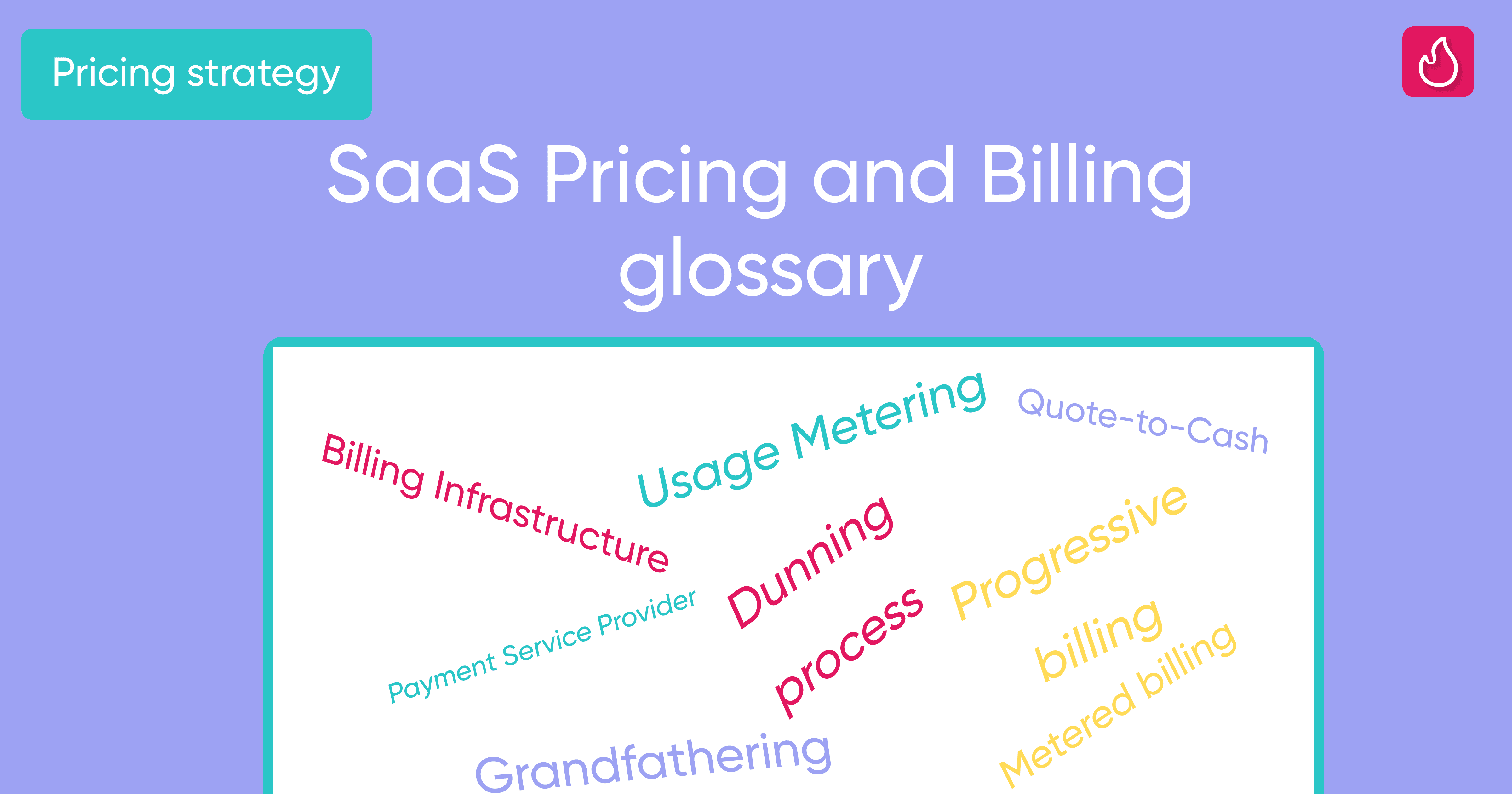 saas pricing and billing glossary