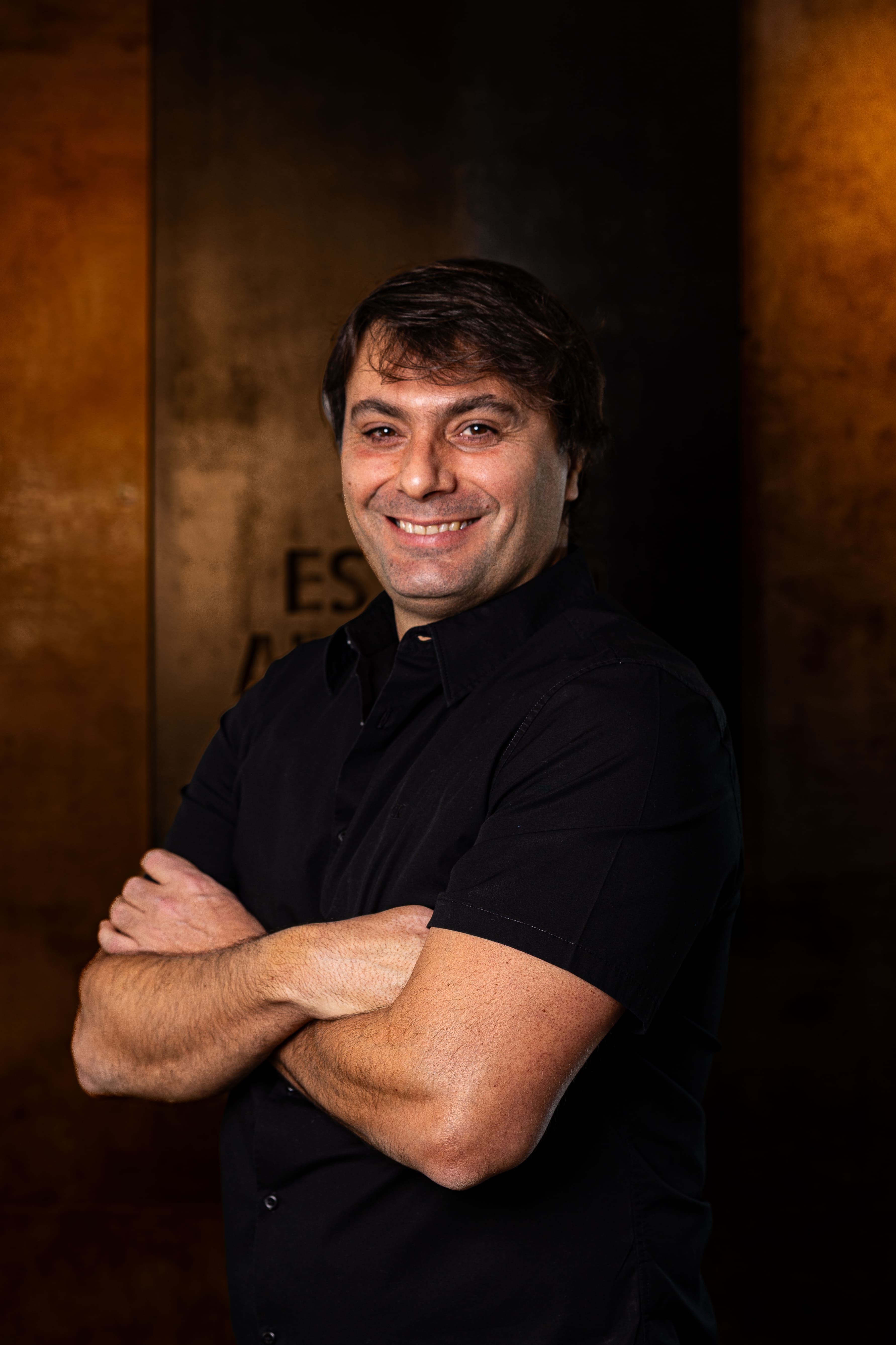 Portrait of portfolio creator – front view
