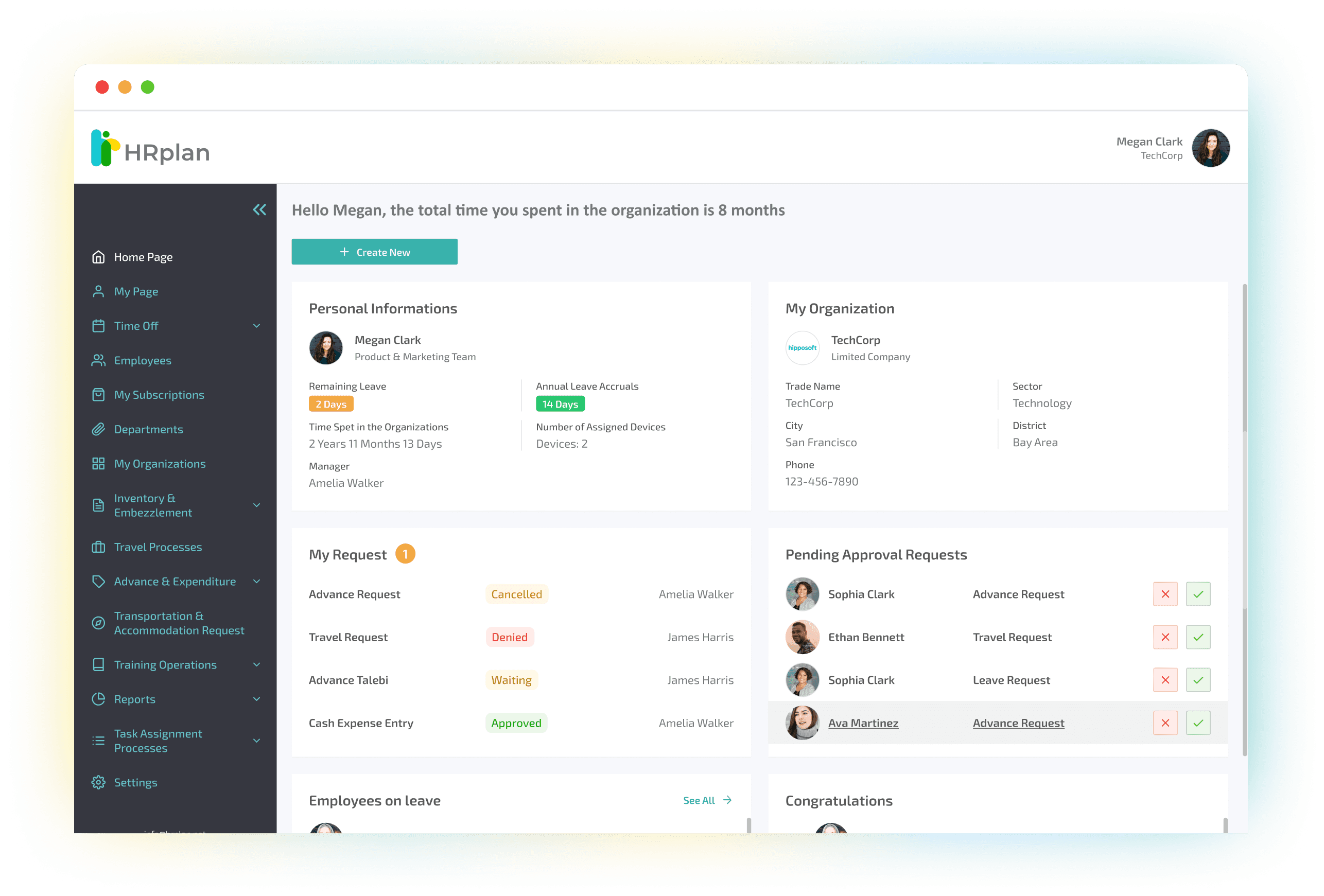 HRplan Simple Time Off, Asset and Expense Management Software for SMEs.
