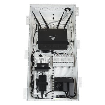 Legrand ON-Q centralized structured wiring enclosures for managing low voltage connections in residential and light commercial installations in BC