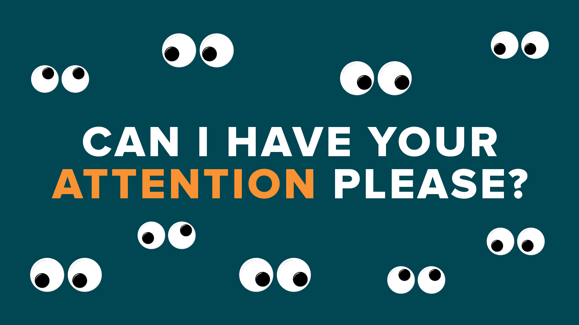 Gif with movement captures attentions: Can i have your attention please