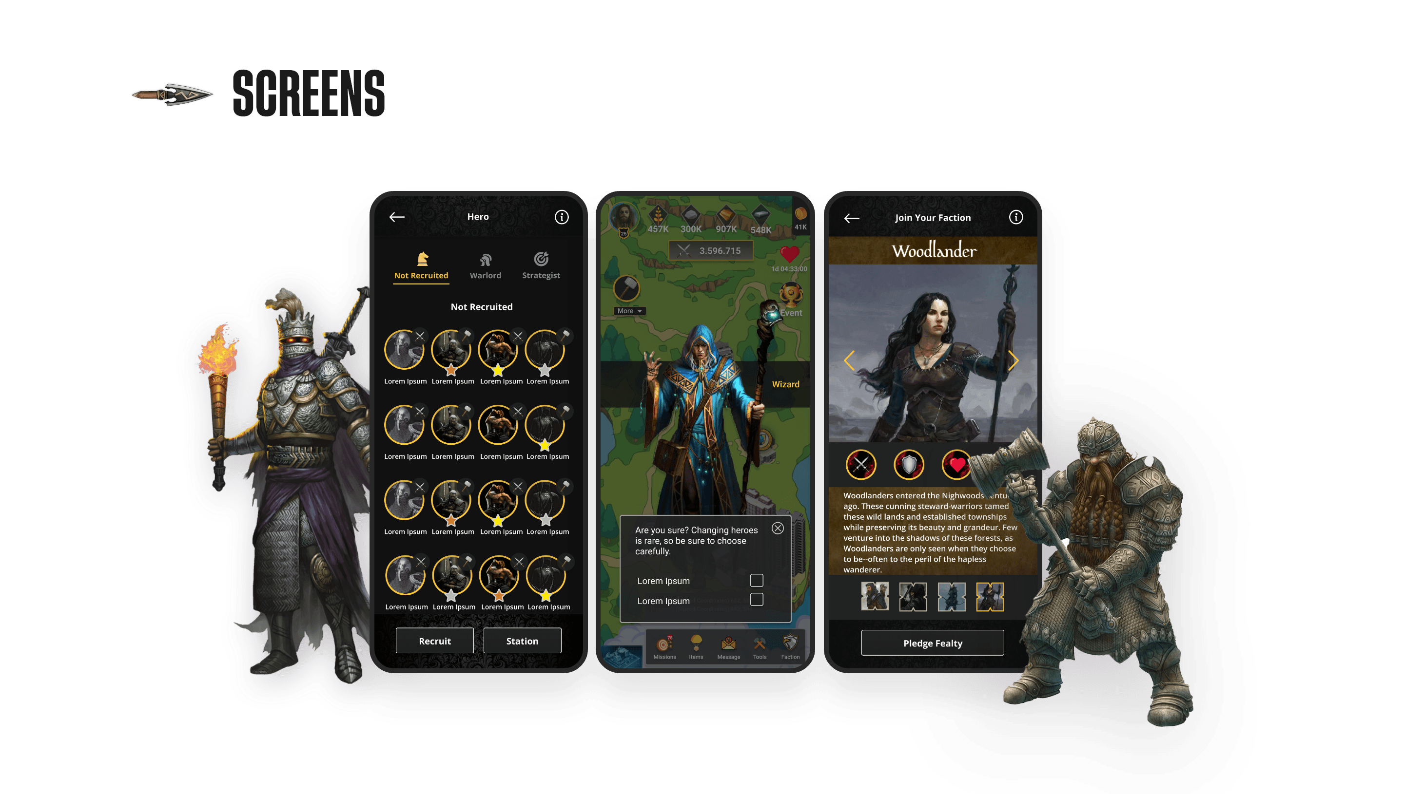 Mobile Screen Designs of this project.