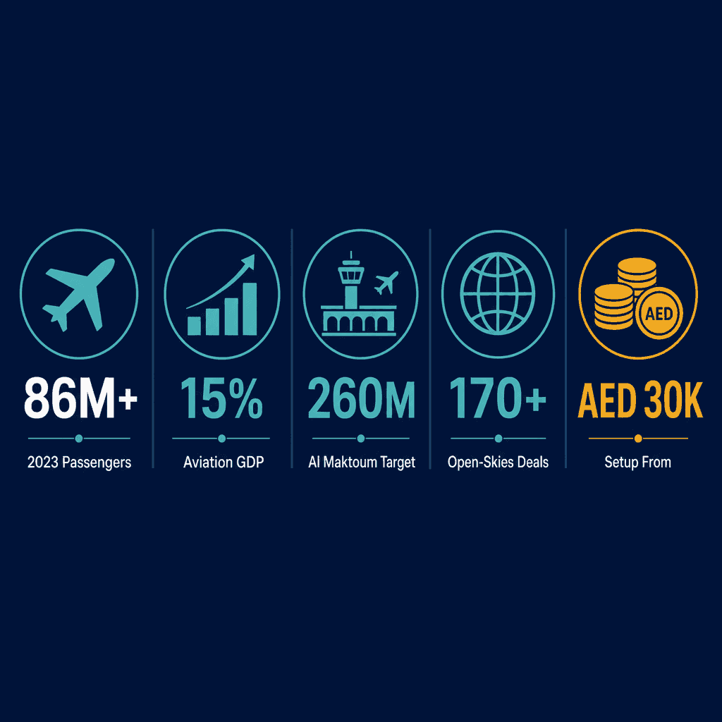 Infographic: Start a Airport Ground Handling Services Business in Dubai