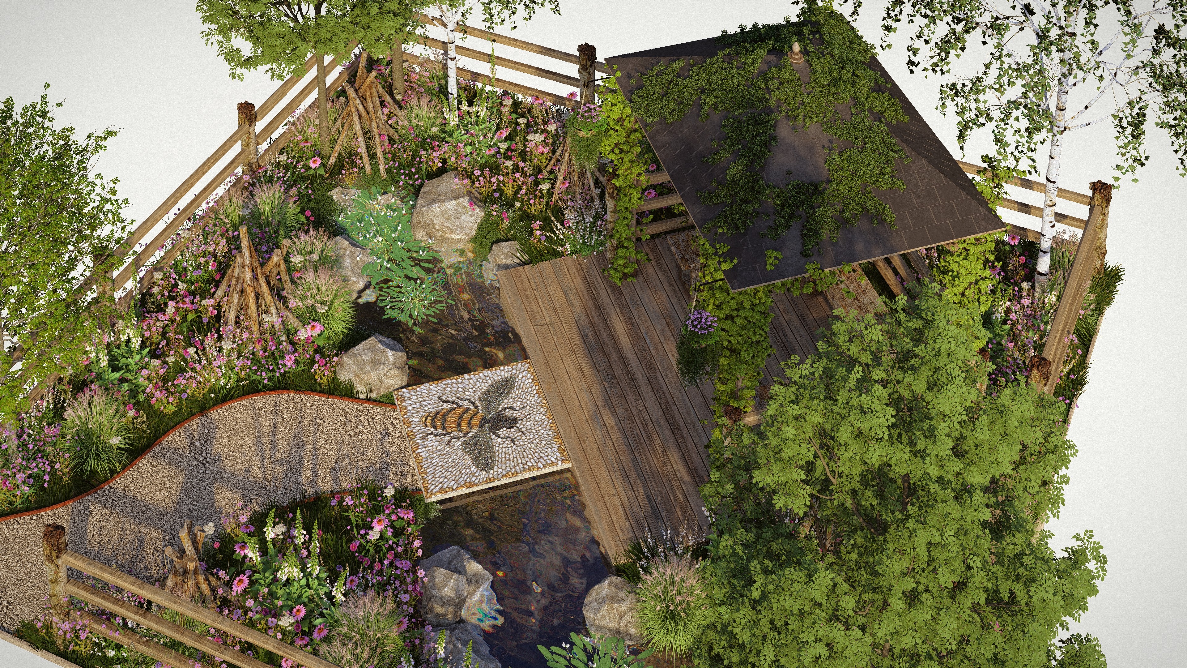 Aerial CGI of Sports Complex