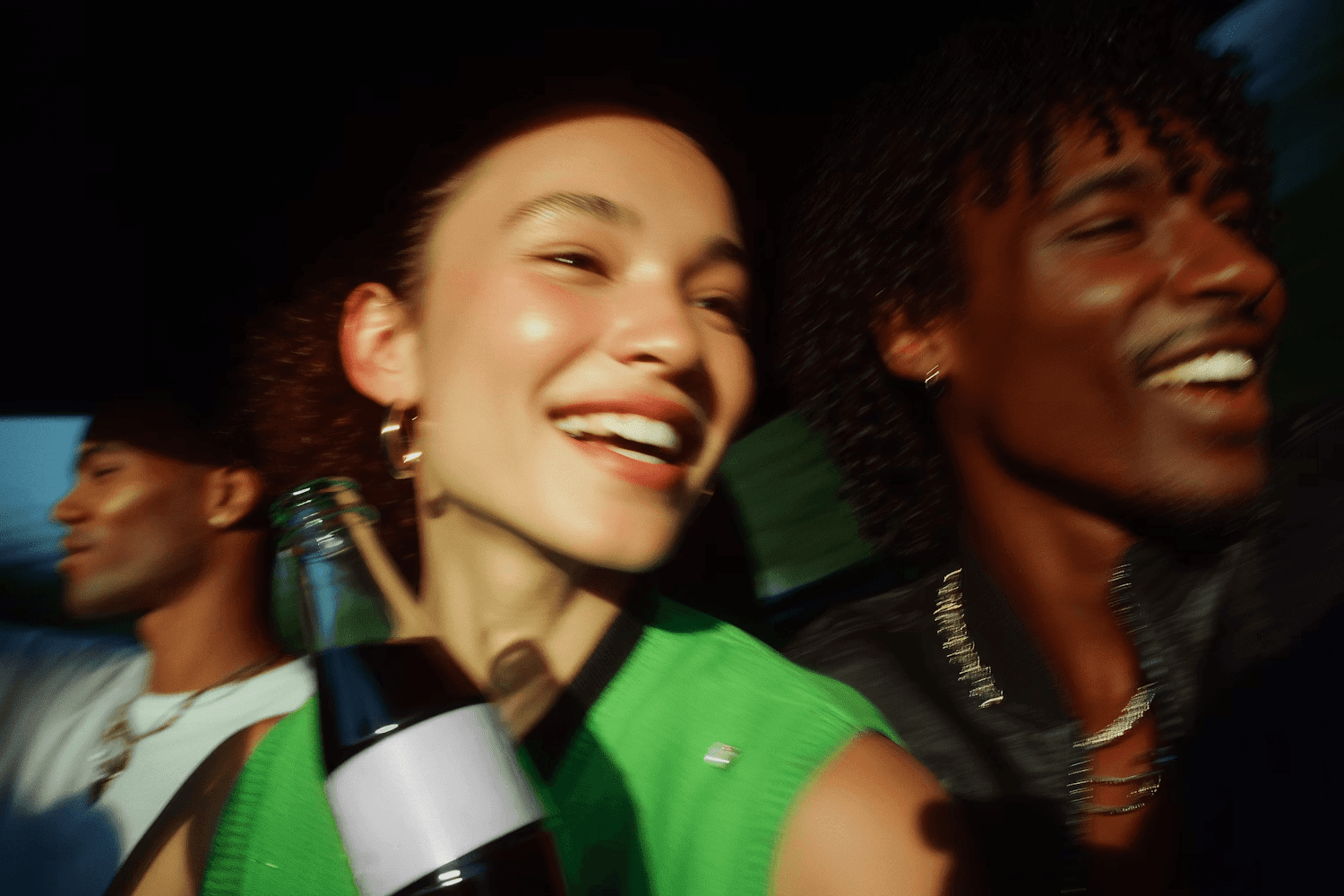 Group of people smiling