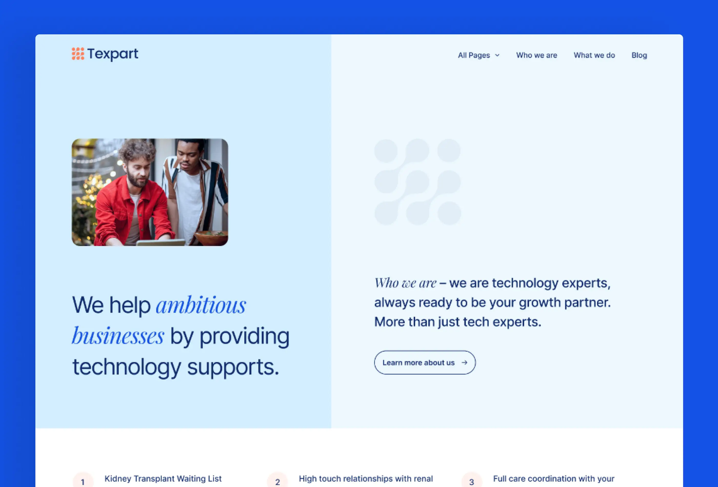 Texpart IT & Tech Consulting Template