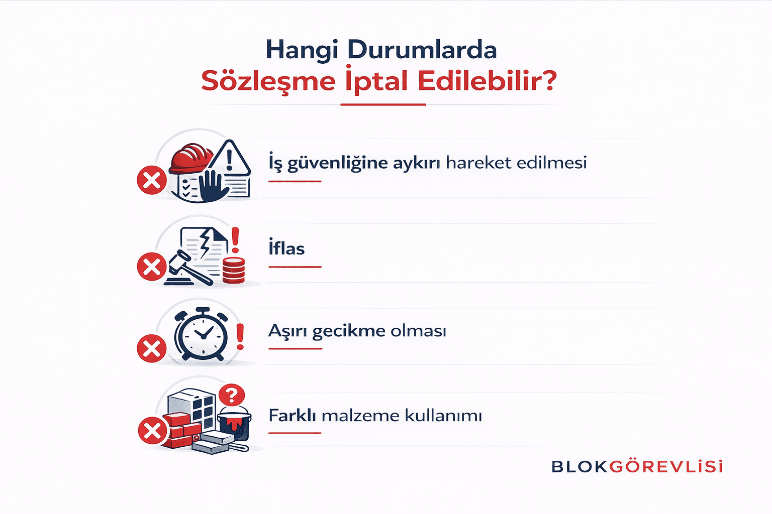 Hangi Durumlarda Sözleşme İptal Edilebilir?