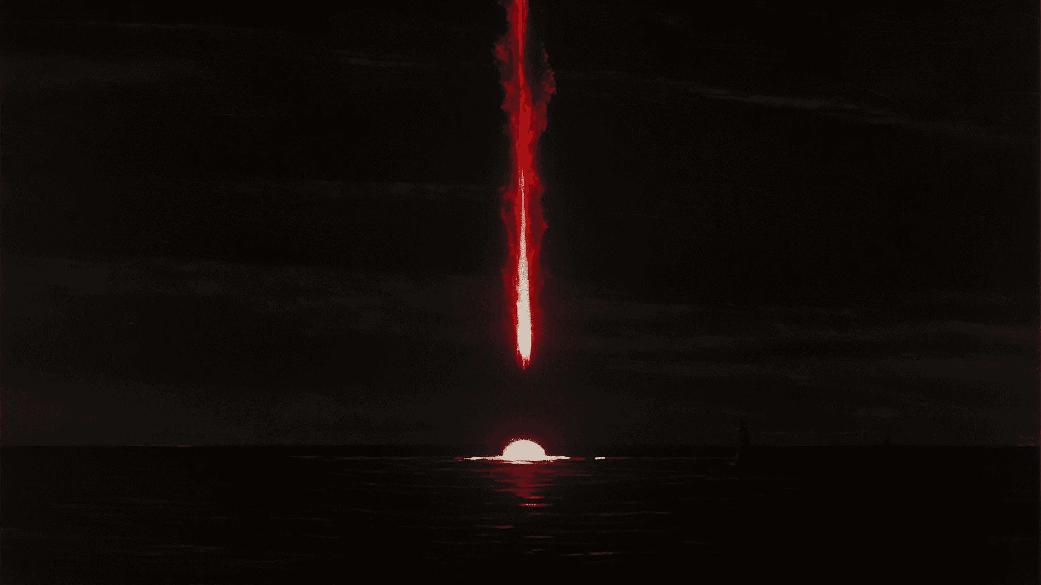 春之丸詩歌 - 相逢在黑夜的海