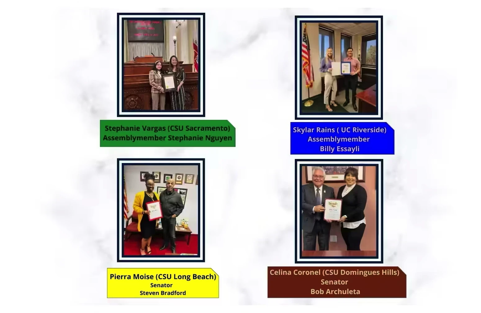 FJE Scholarship recipients