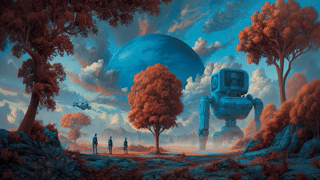 A colorful mosaic tunnel wall is shown.