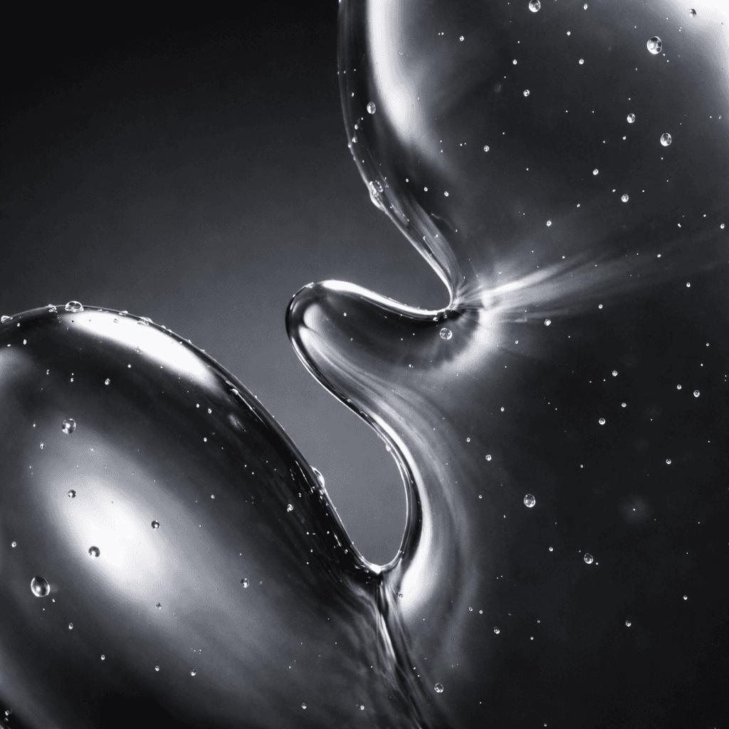 two hands touching each other in front of a pink background