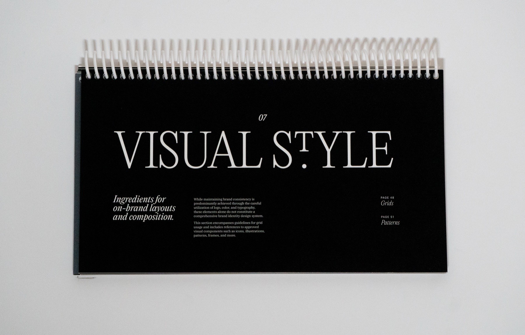 Simon & Schuster brand guidelines spread 46