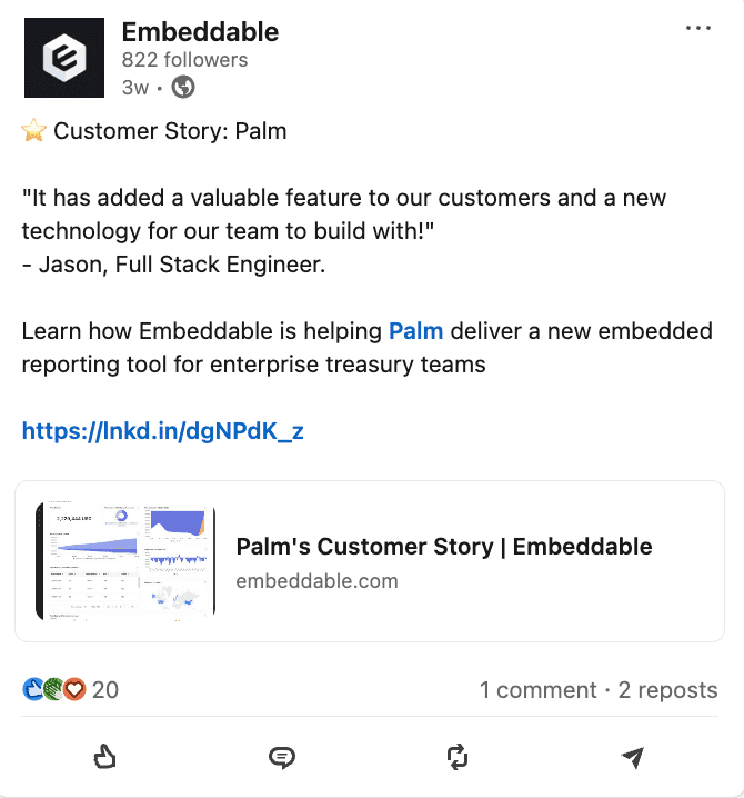 Marketing spotlight: Embeddable Social Media