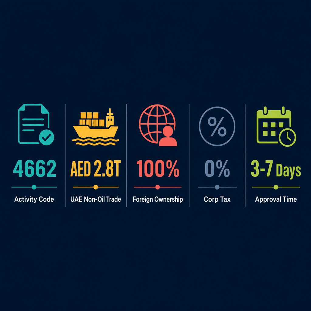 Infographic: How to Get a Metals & Metal Ores Trading License in Dubai