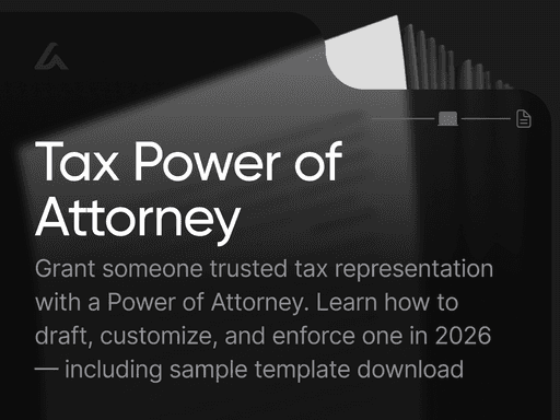 Tax Power of Attorney