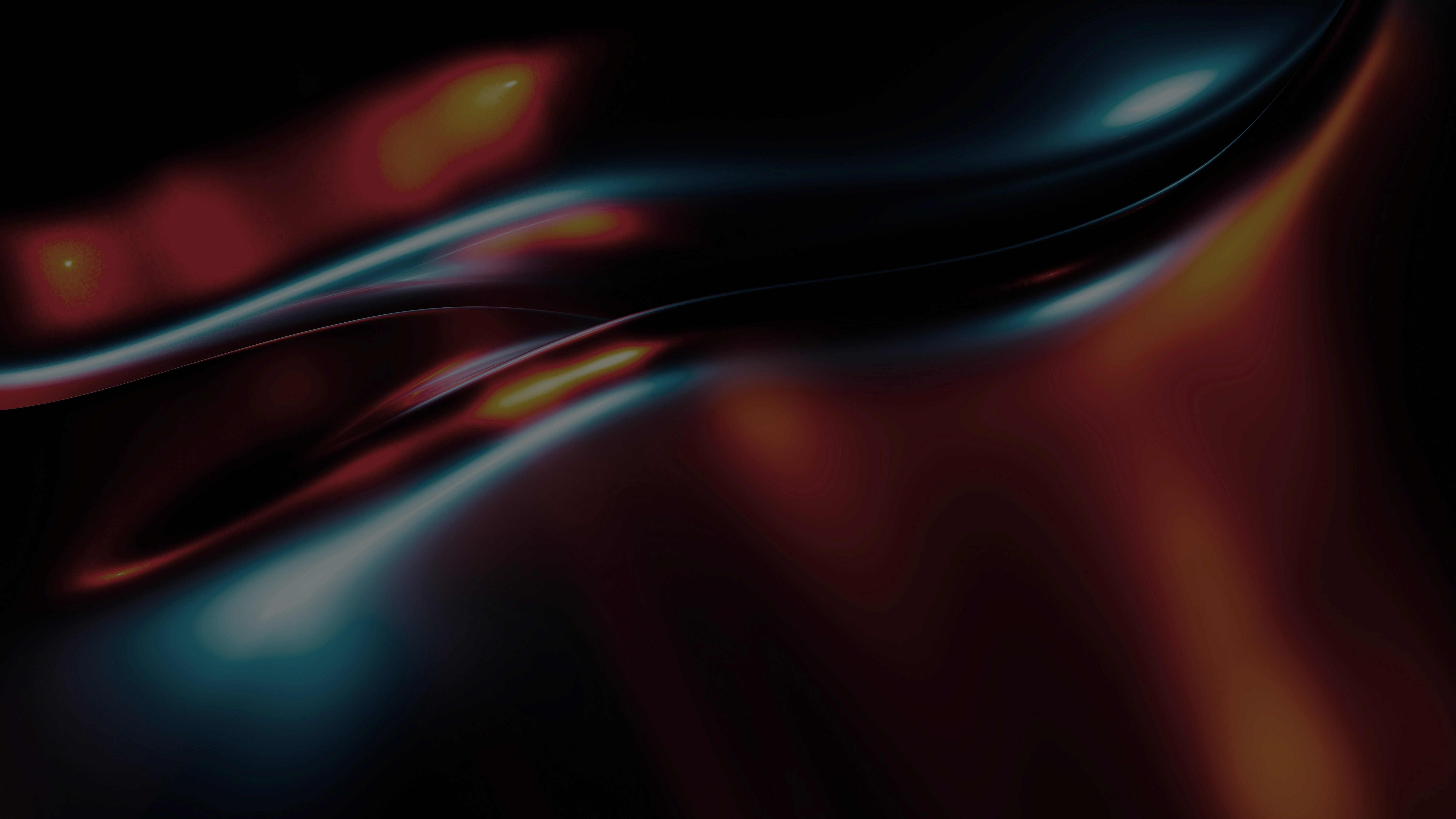 Blurred portrait of a person in an orange patterned shirt with glowing glasses, creating a futuristic and artistic vibe.