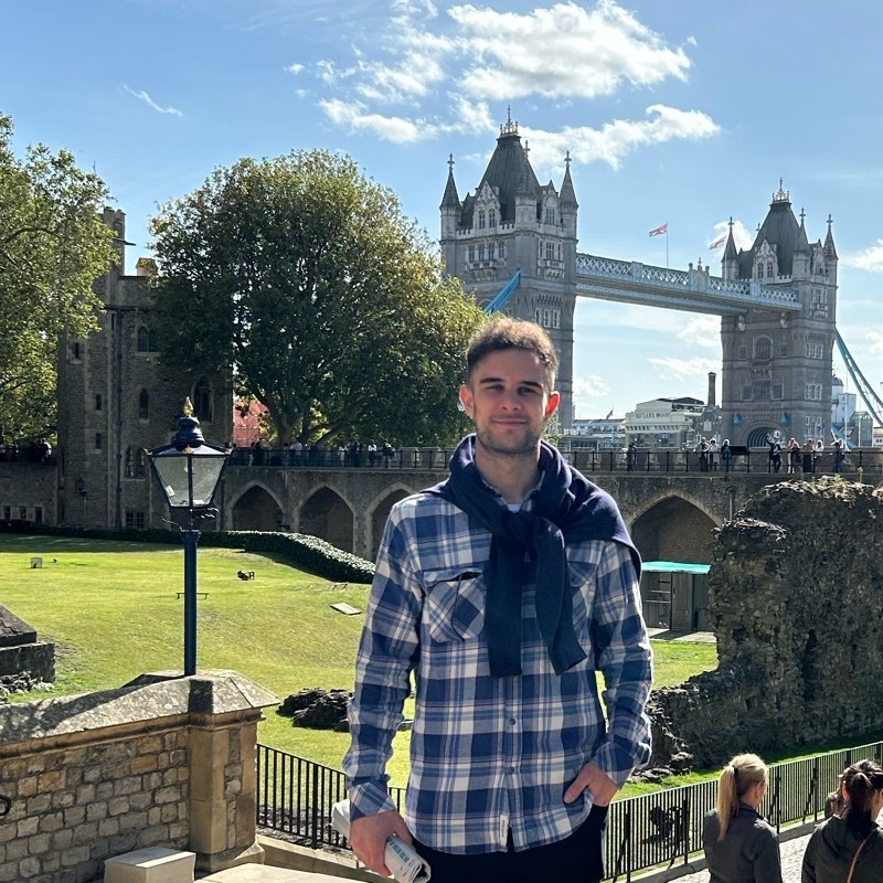 A photo of woman in red