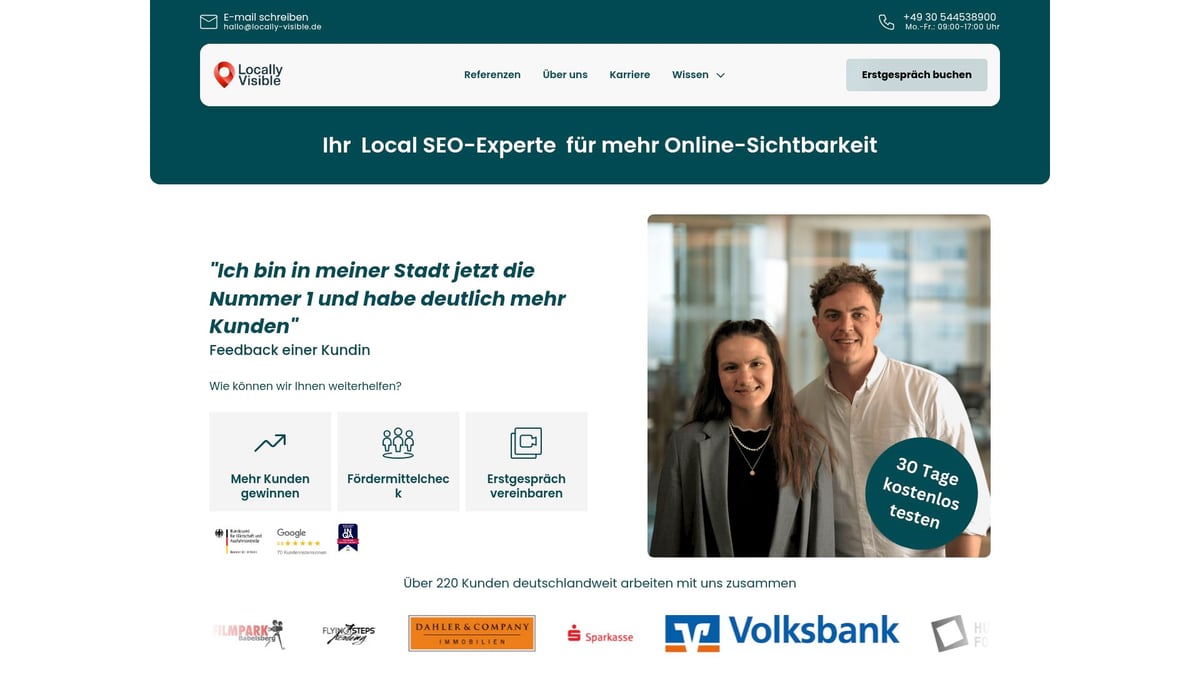 Seo Optimierung Berlin Guide: Ihr Wegweiser für 2026 - Lokale SEO-Agenturen als Erfolgsfaktor: Locally Visible