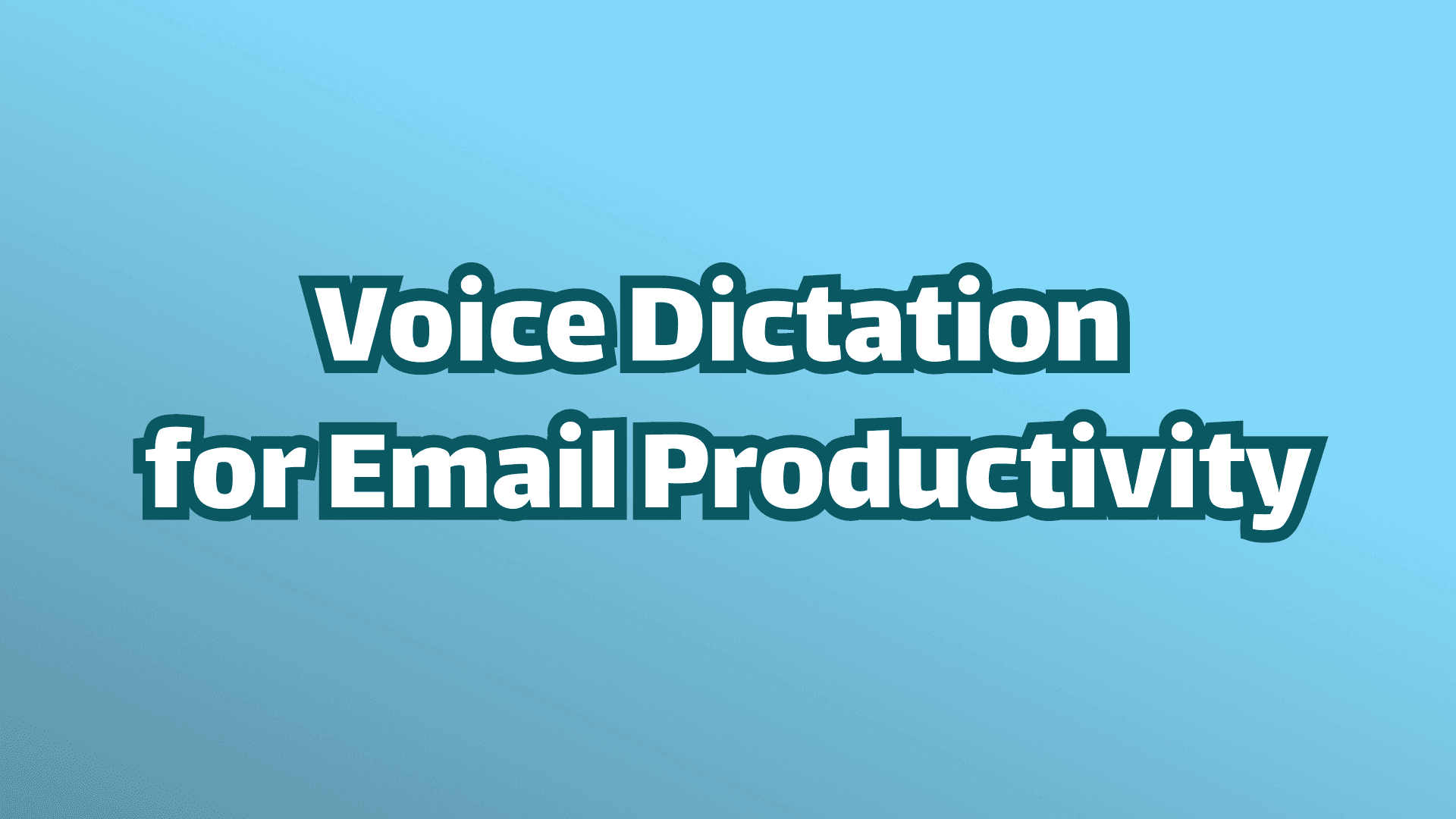 カバー画像: 音声認識ソフトでメール生産性を向上