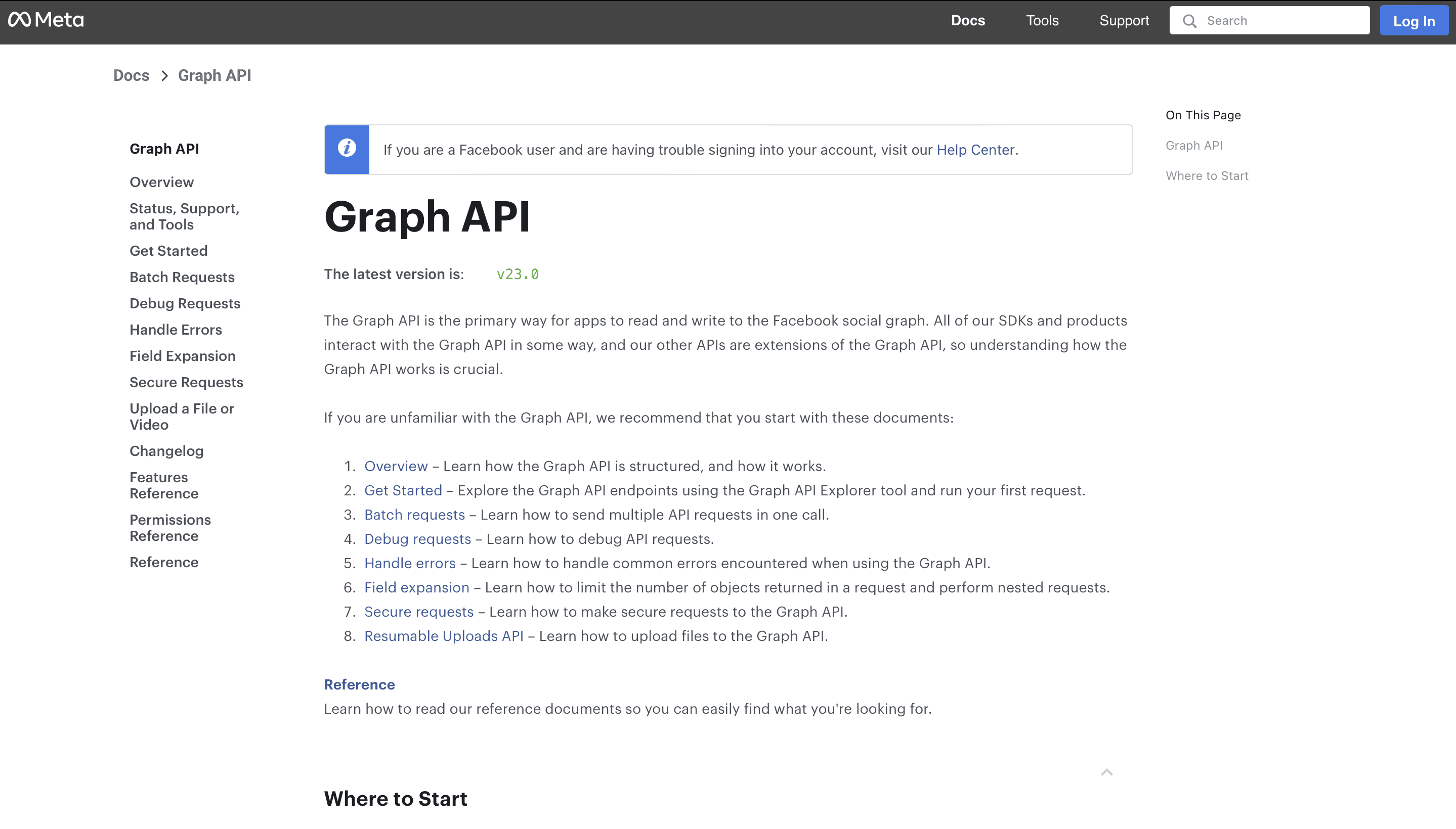 Facebook Graph API