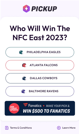 Pickup widget who will win the NFC 2023