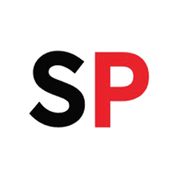 Stylized white envelope icon tilted at an angle, representing a message or notification.